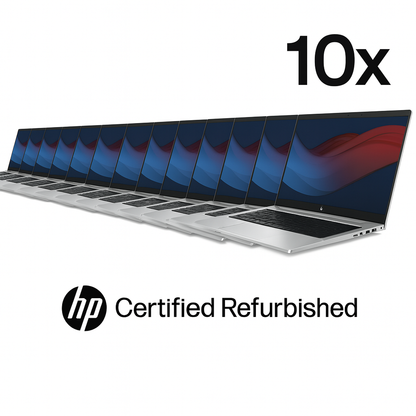 10x zertifiziertes, generalüberholtes HP EliteBook 840 G8 14" i5-11. Gen 16GB 512GB SSD Win11 Pro (Generalüberholt)
