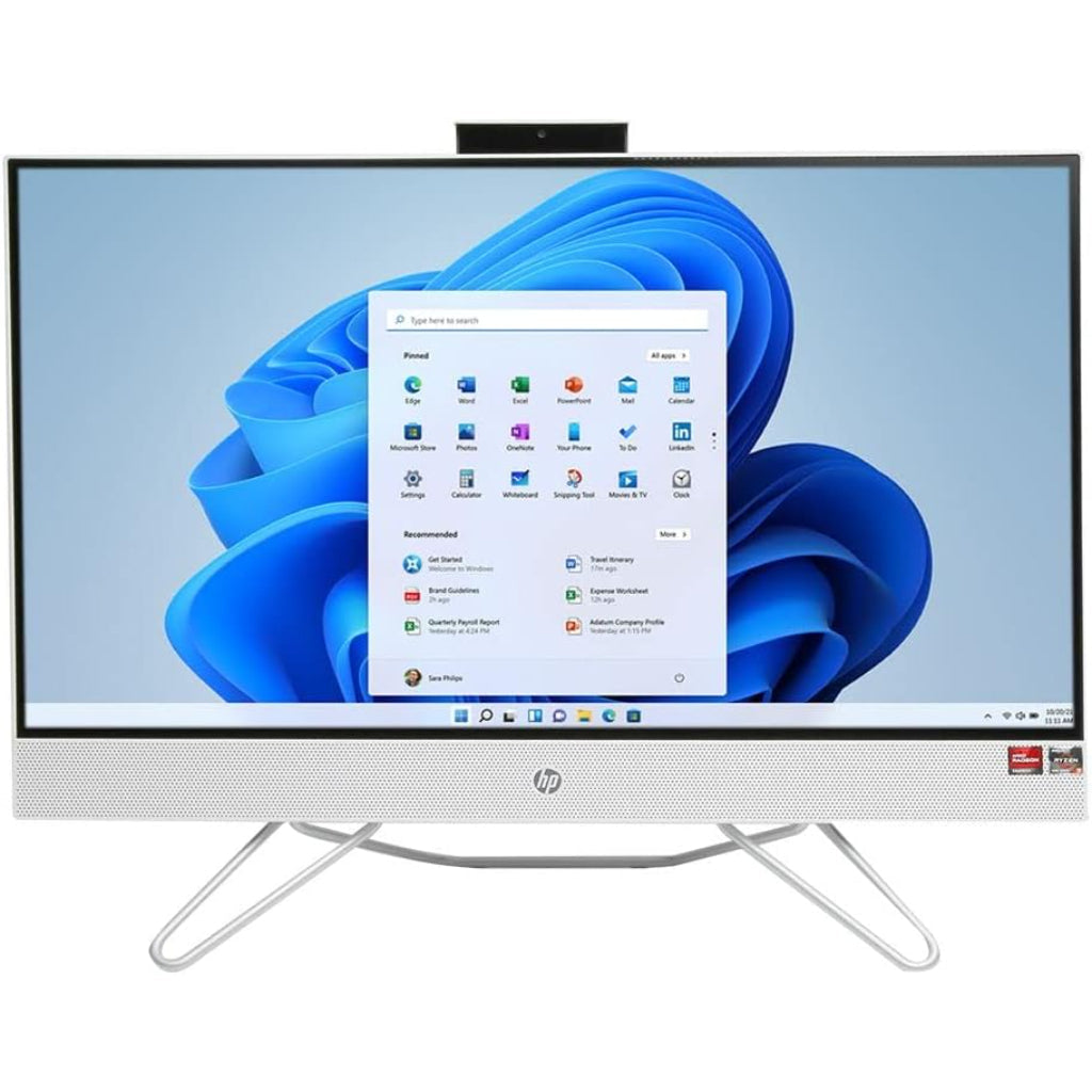 HP All-in-One 24-cb1021 PC, 23.8", AMD Ryzen 3, 8GB RAM, 256G (Refurbished)